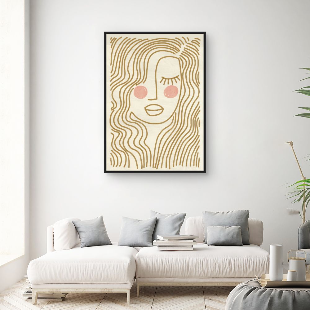 Tableau Visage ethéré