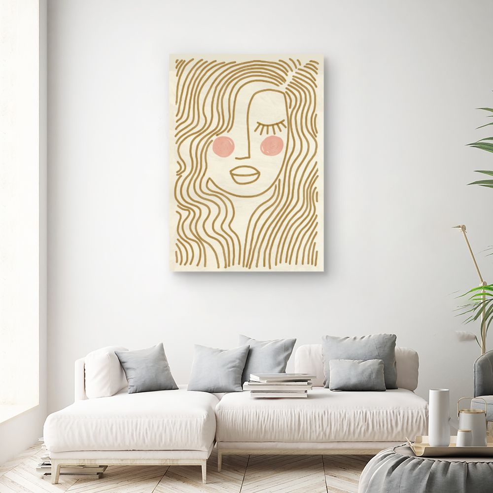 Tableau Visage ethéré