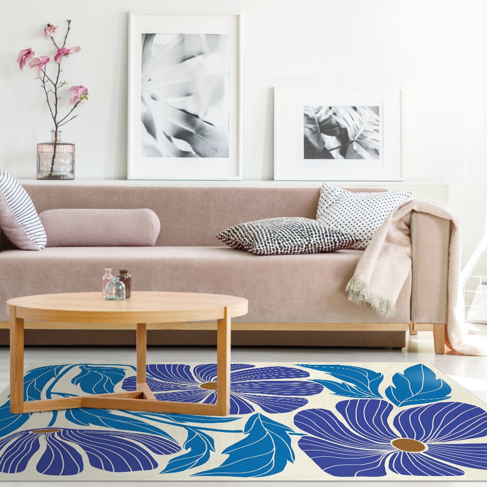 Tapis n°341 Fleurs éclatantes