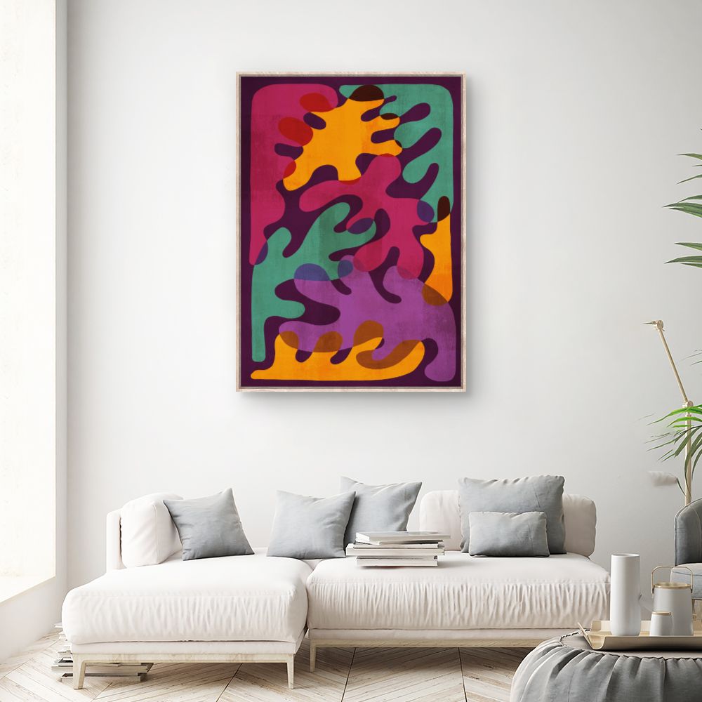 Tableau Formes fluides vibrantes