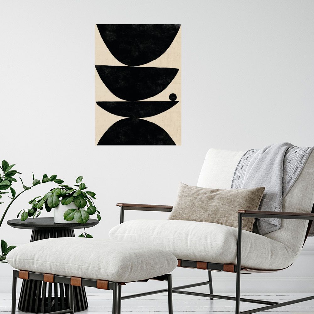 Affiche Formes abstraites élégantes