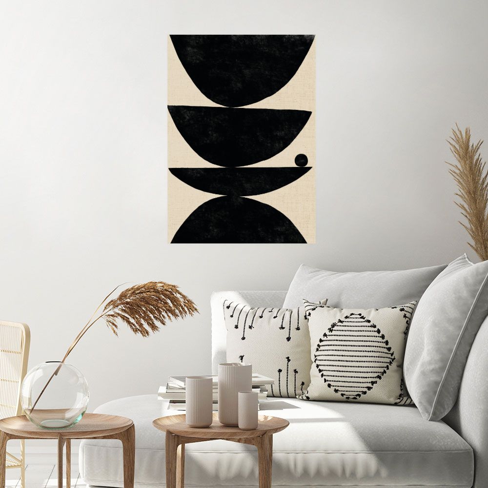 Affiche Formes abstraites élégantes