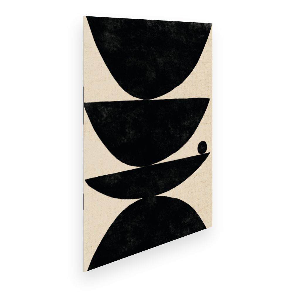 Affiche Formes abstraites élégantes