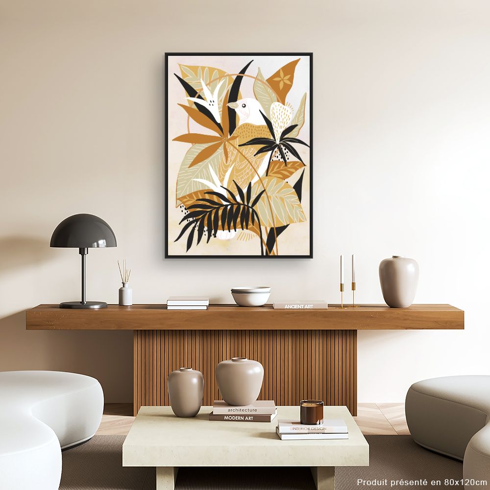 Tableau Jungle stylisée élégante