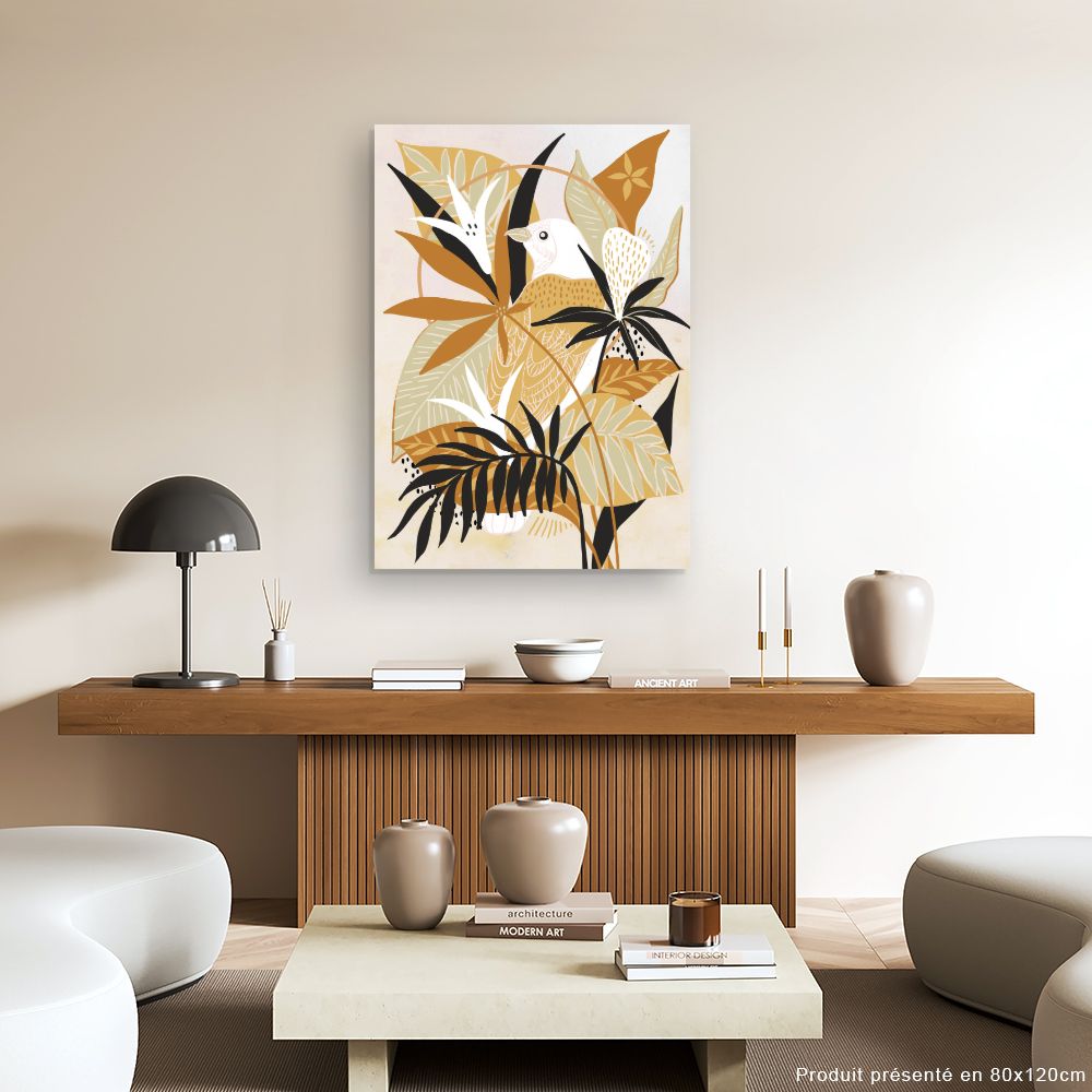 Tableau Jungle stylisée élégante
