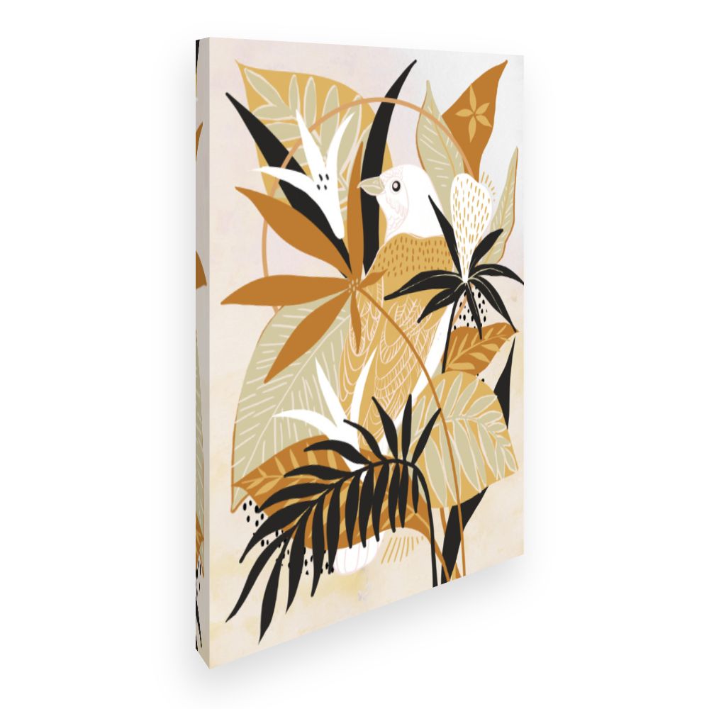 Toile Jungle stylisée élégante