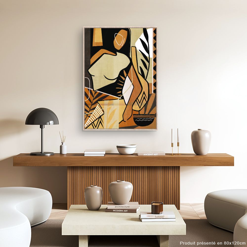 Tableau Silhouette abstraite élégante