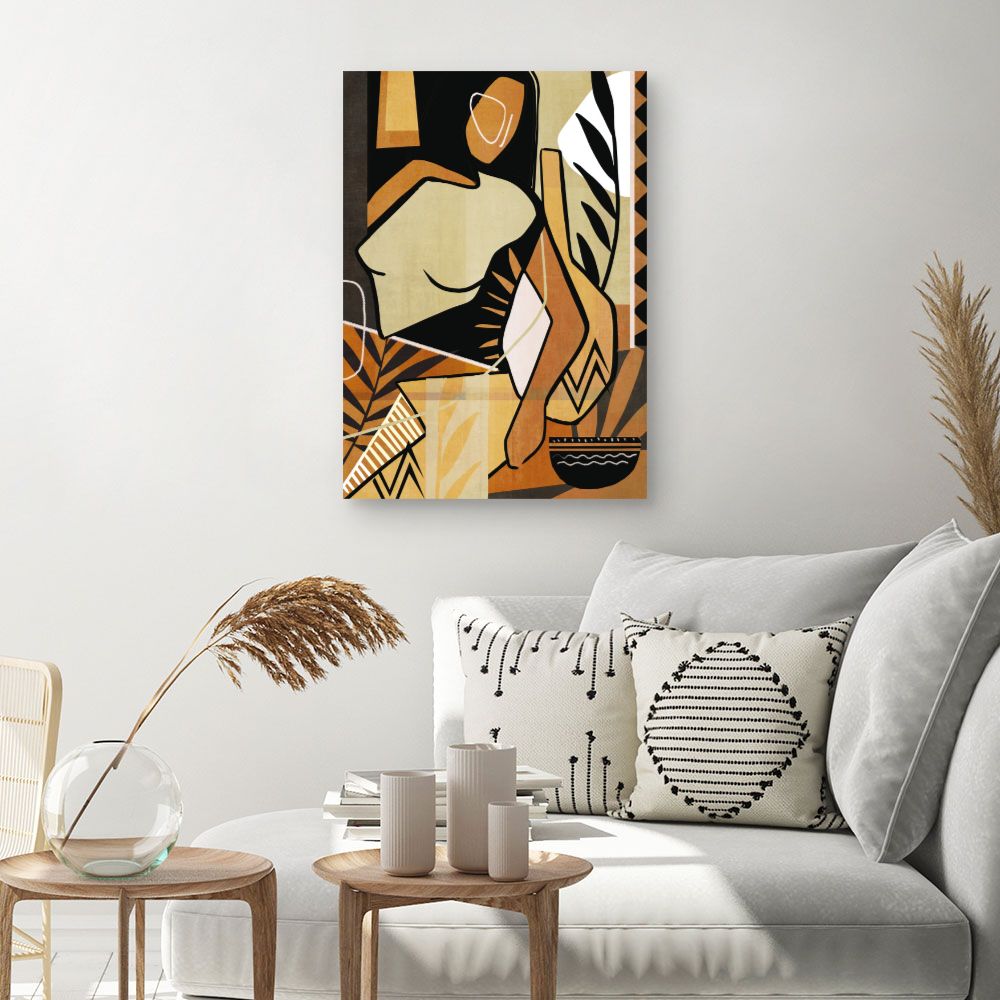 Tableau Silhouette abstraite élégante