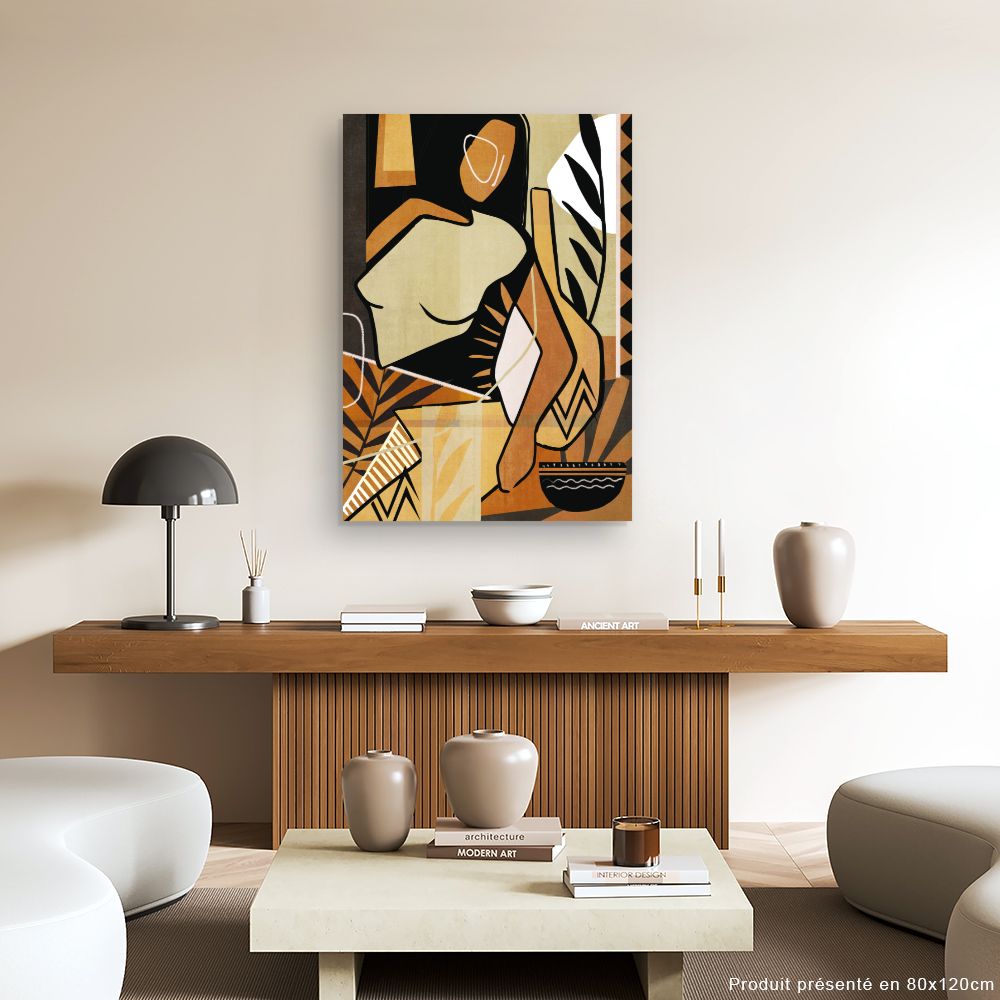 Tableau Silhouette abstraite élégante