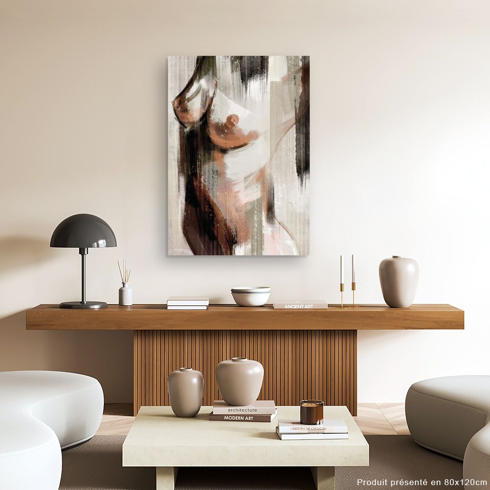 Tableau Nu abstrait élégant