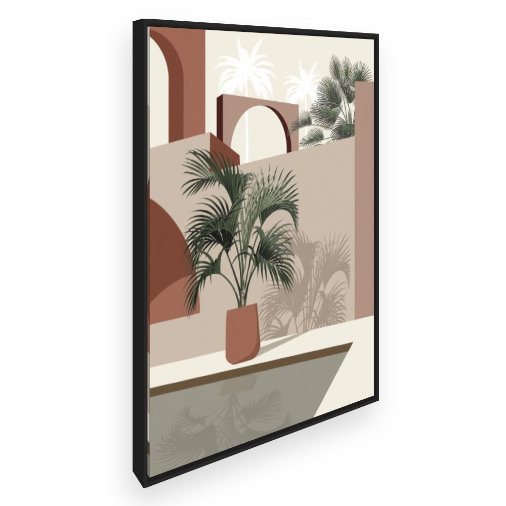 Toile Oasis architecturale