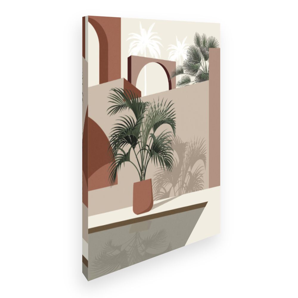 Toile Oasis architecturale