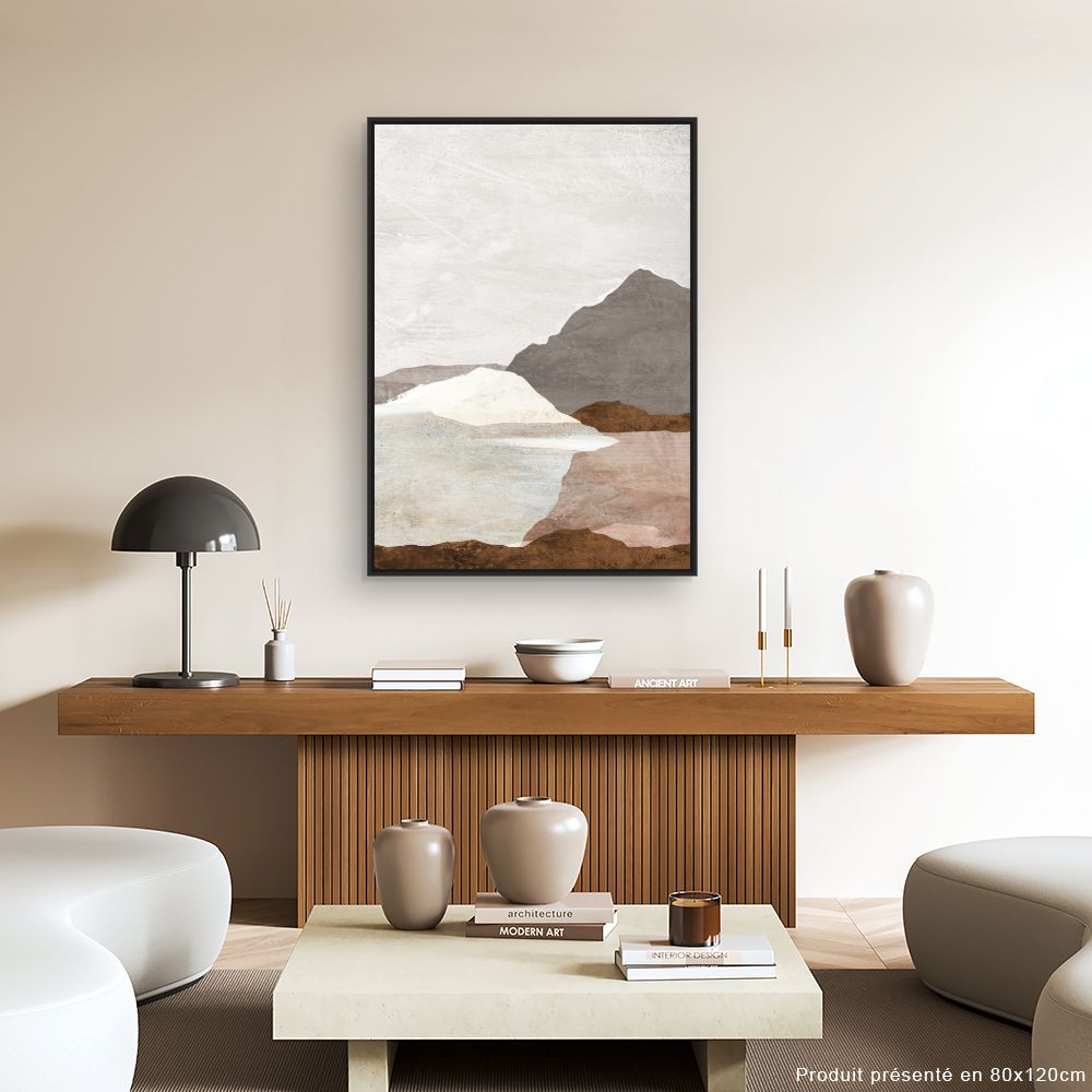 Tableau Paysage abstrait apaisant