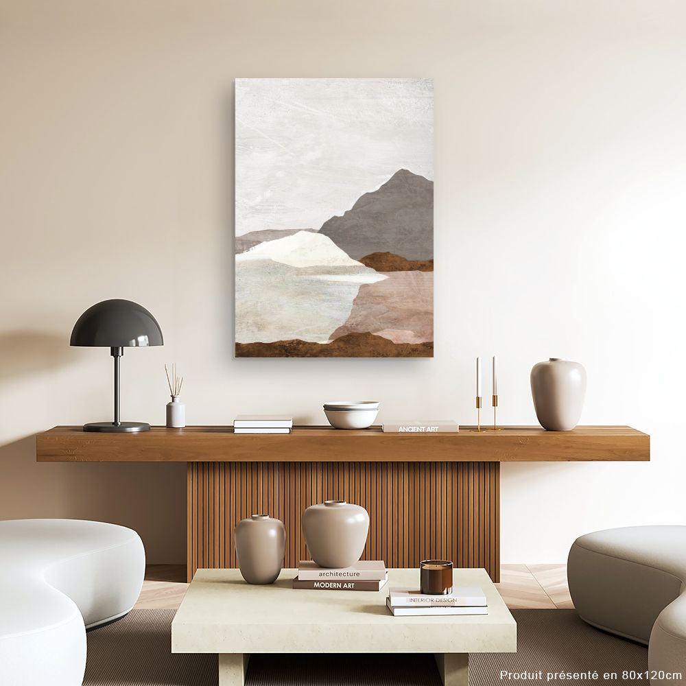 Tableau Paysage abstrait apaisant