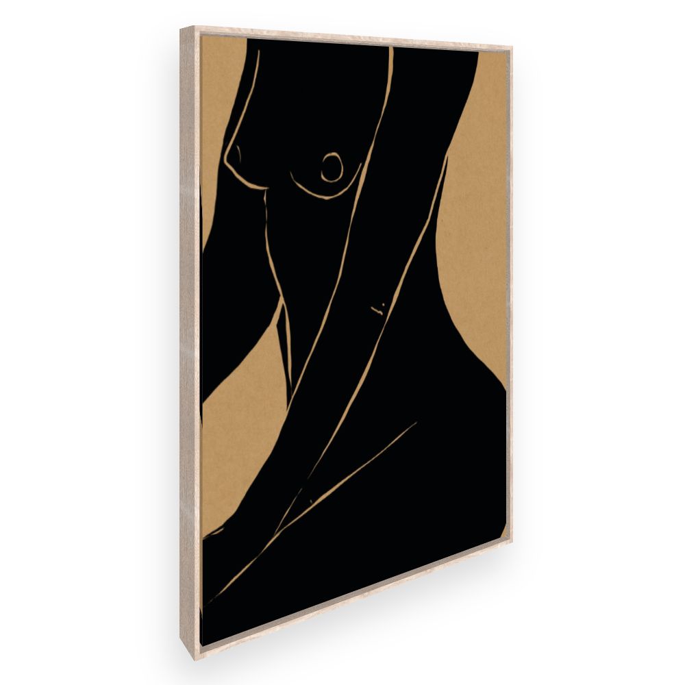 Toile Silhouette artistique