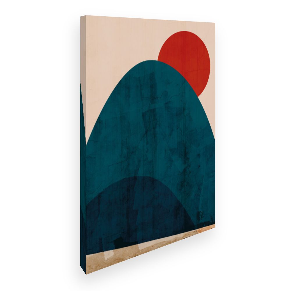 Toile Montagne abstraite