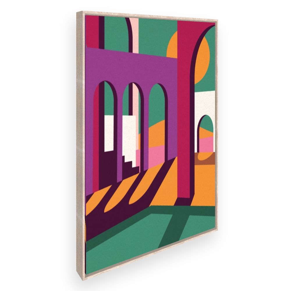 Toile Arches colorées