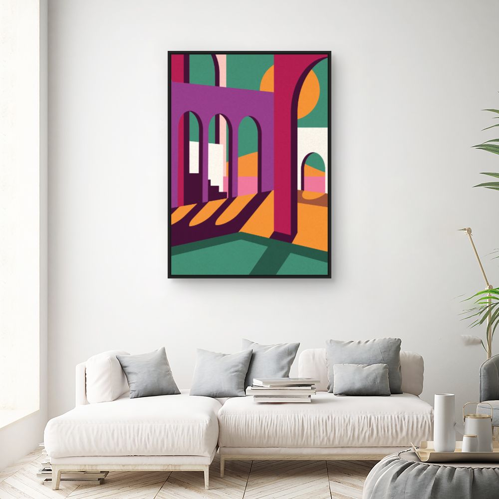 Tableau Arches colorées