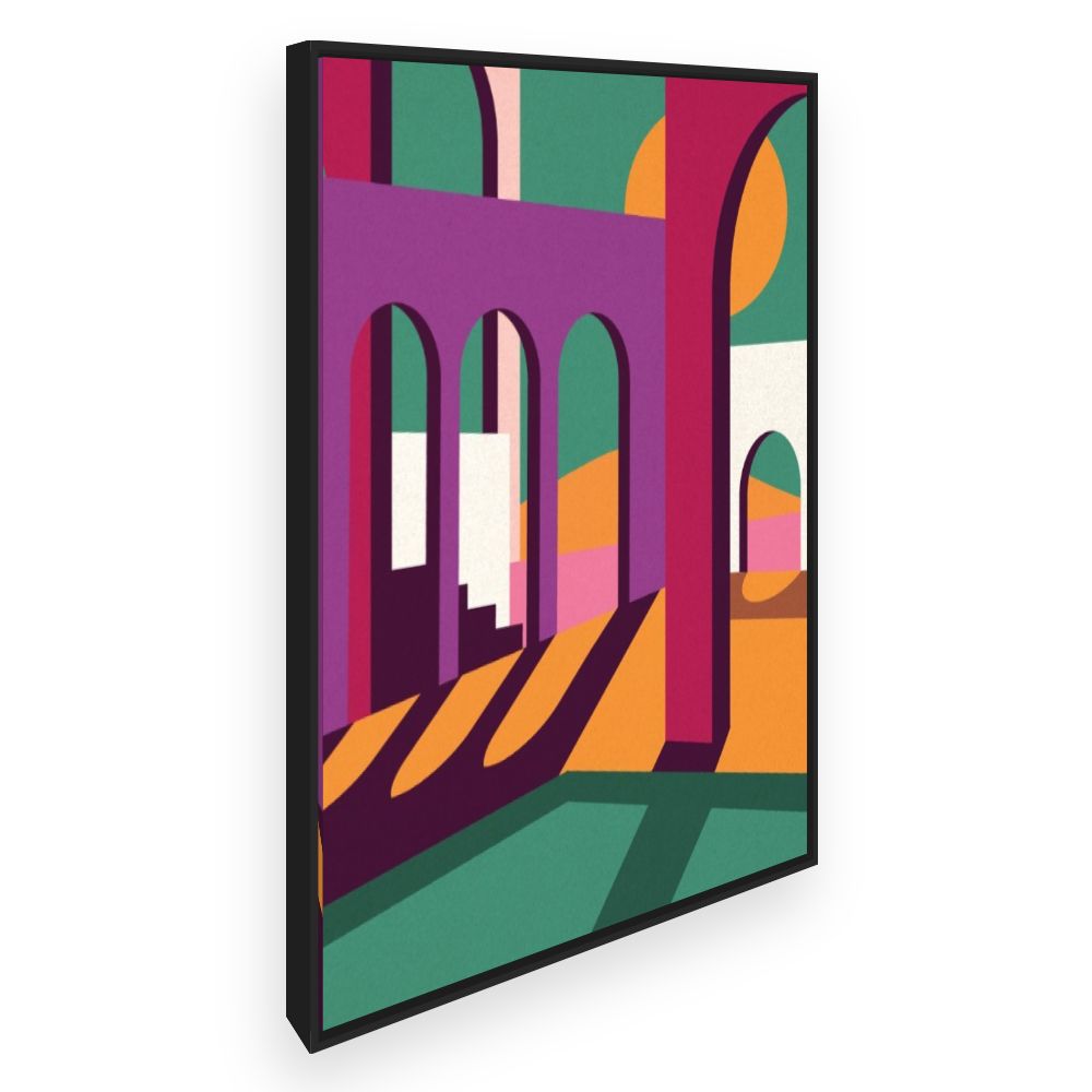 Toile Arches colorées