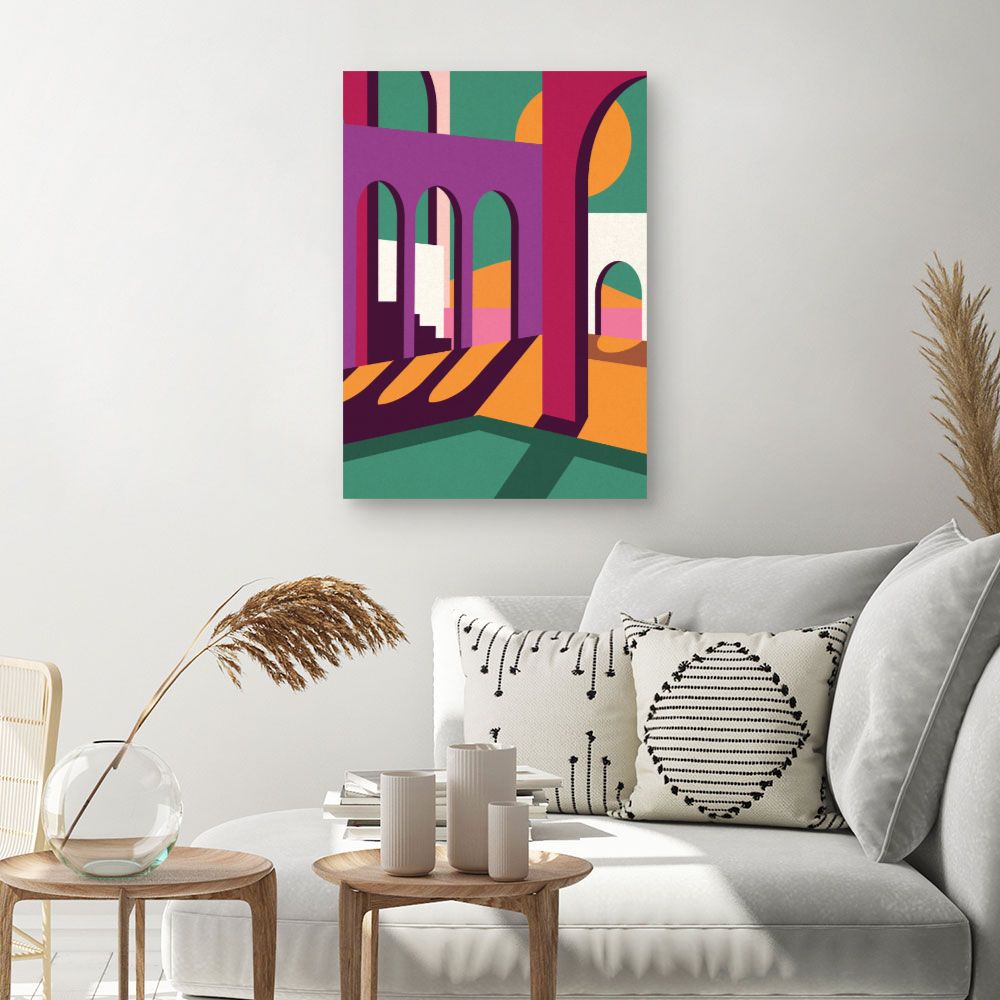 Tableau Arches colorées