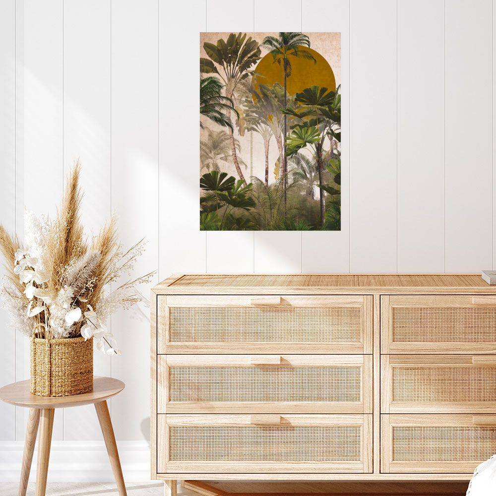 Affiche Palmiers exotiques
