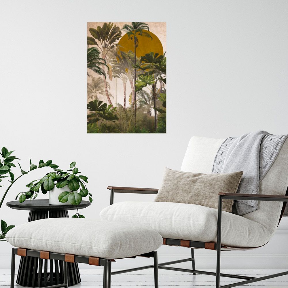 Affiche Palmiers exotiques