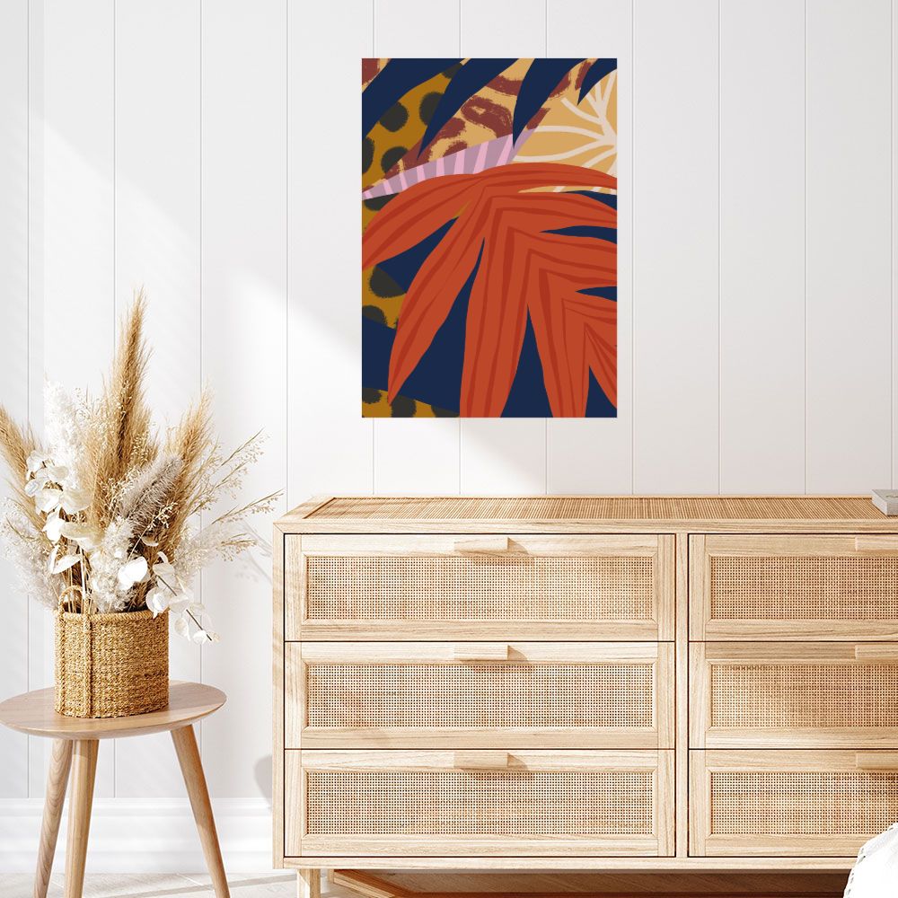 Affiche Couleurs tropicales vibrantes