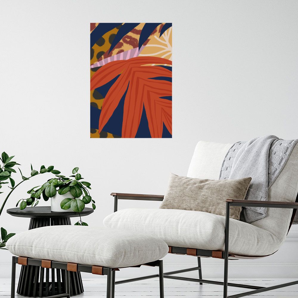 Affiche Couleurs tropicales vibrantes