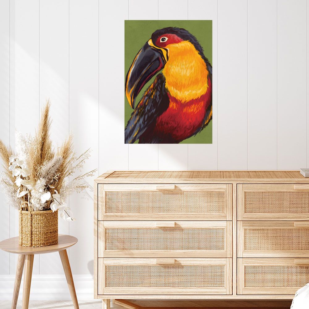 Affiche Toucan coloré