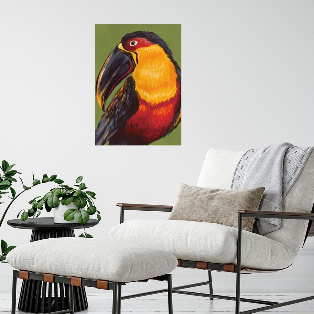 Affiche Toucan coloré