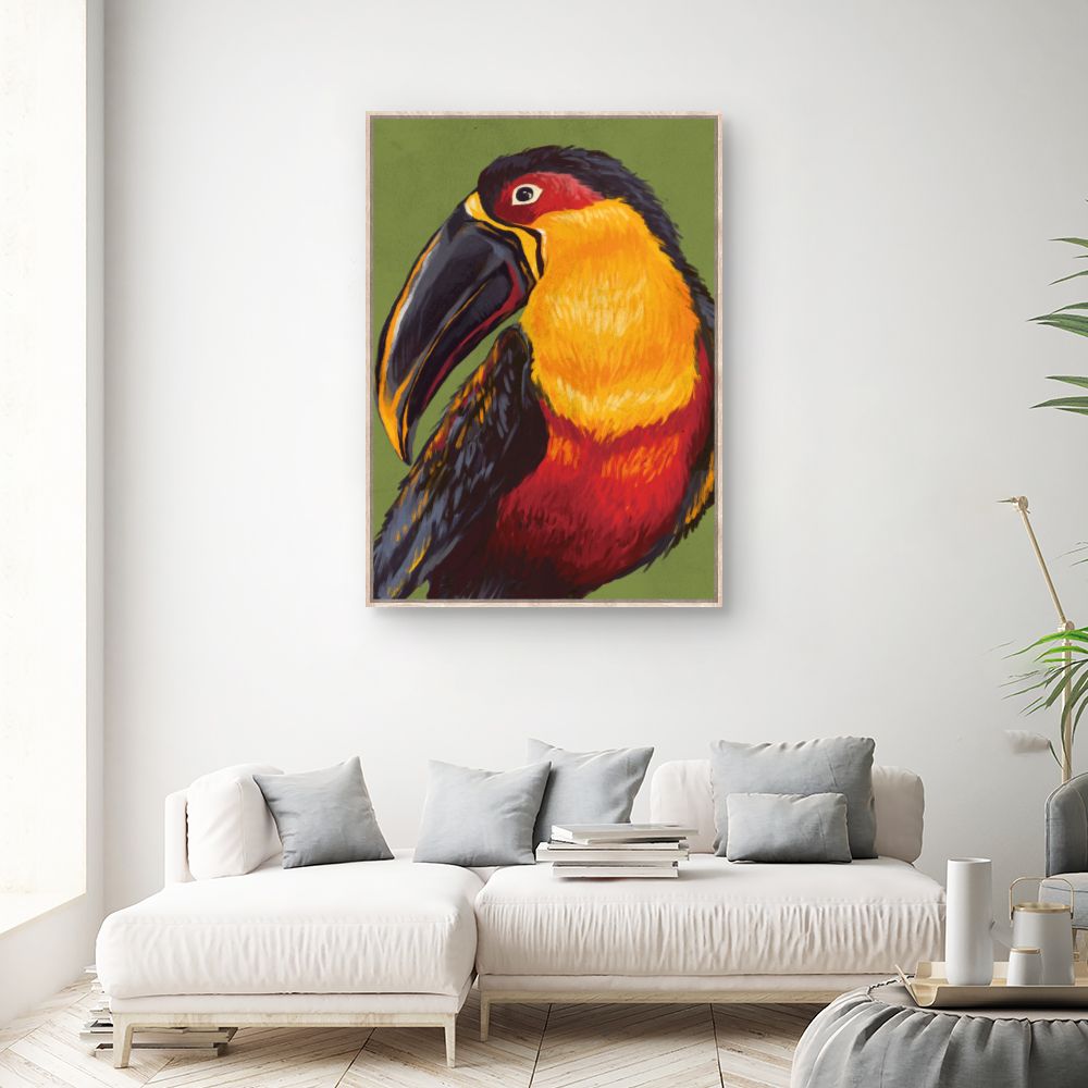Tableau Toucan aux couleurs vives