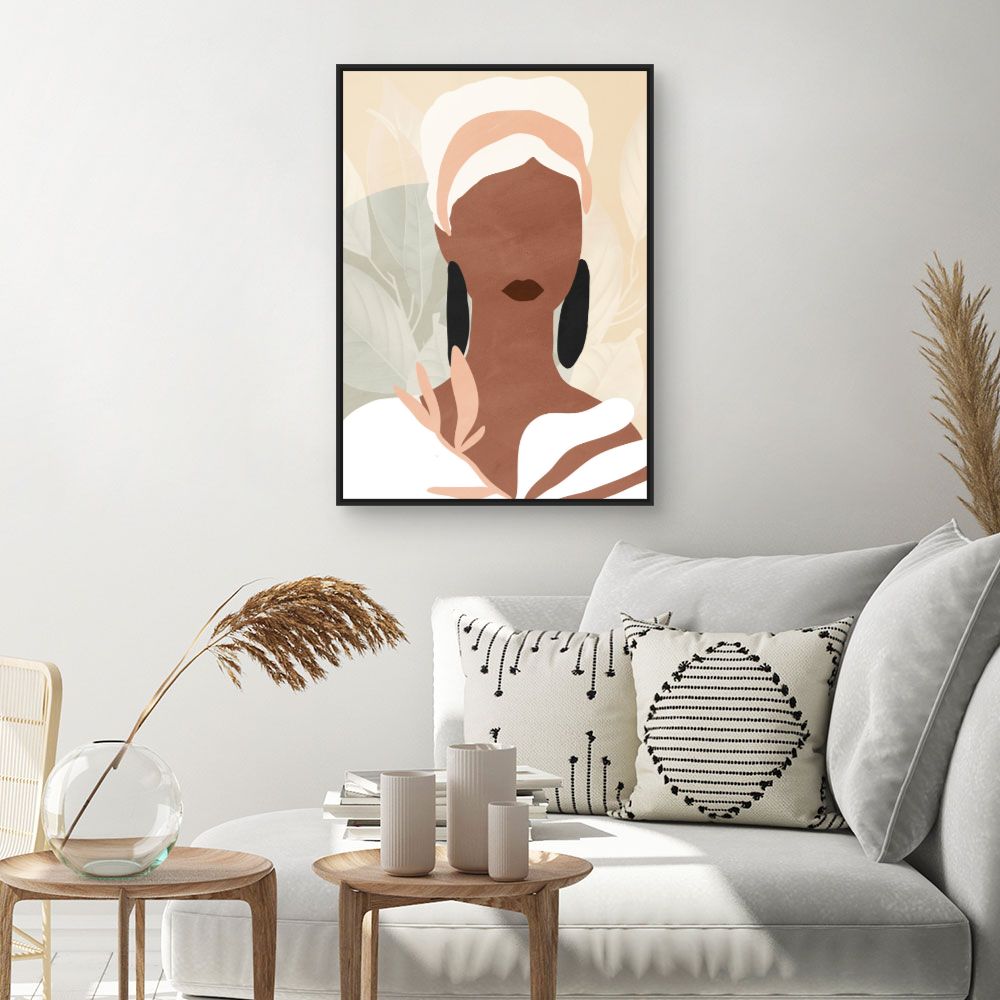 Tableau Portrait abstrait élégant