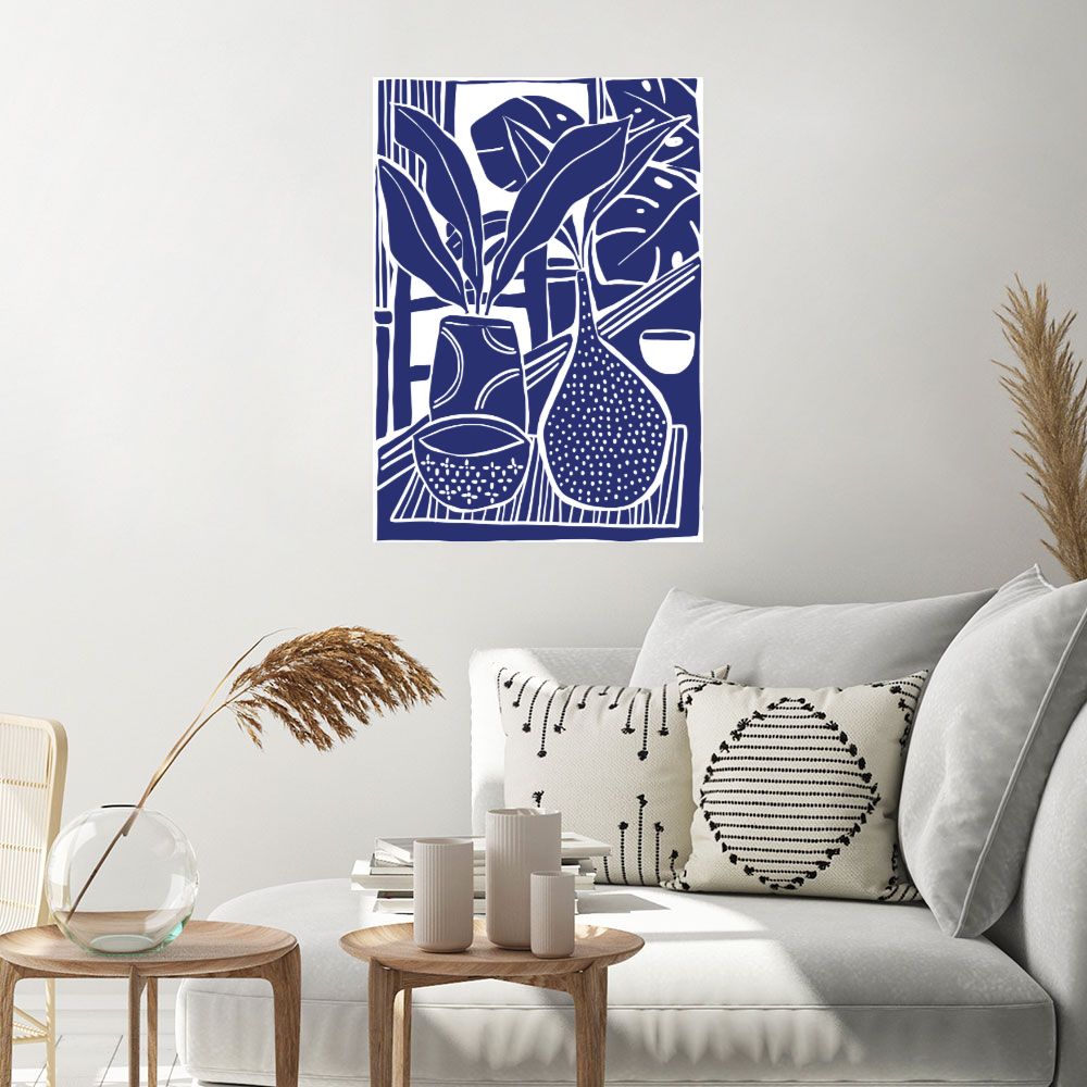 Affiche Feuillage stylisé