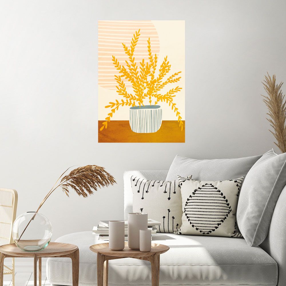 Affiche Soleil et feuillage