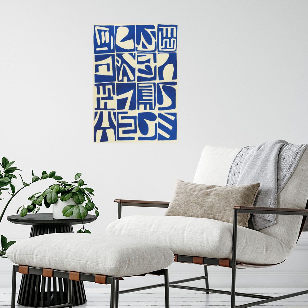 Affiche Formes artistiques abstraites