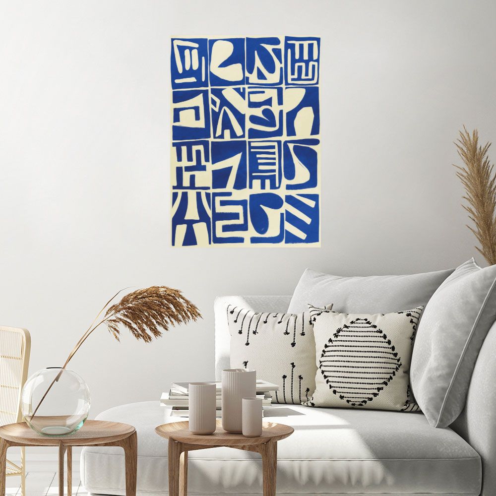 Affiche Formes artistiques abstraites