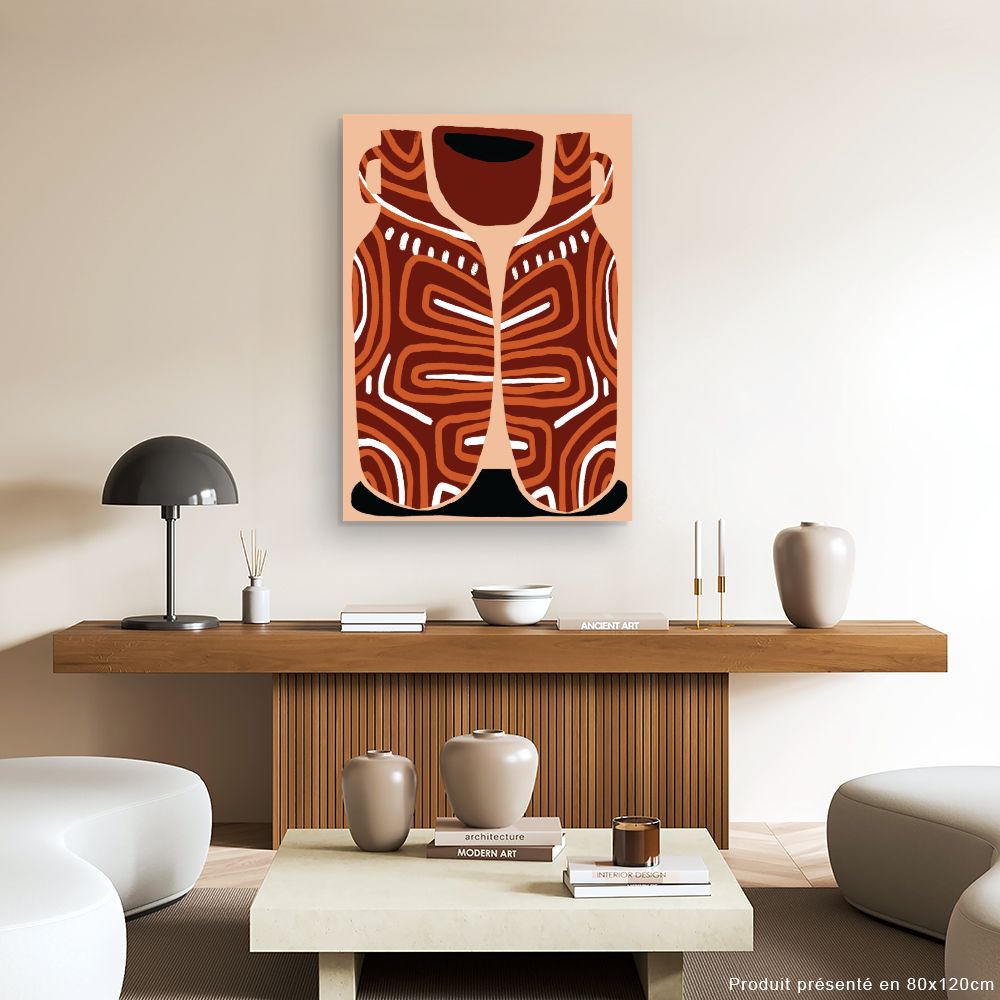 Tableau Art tribal captivant