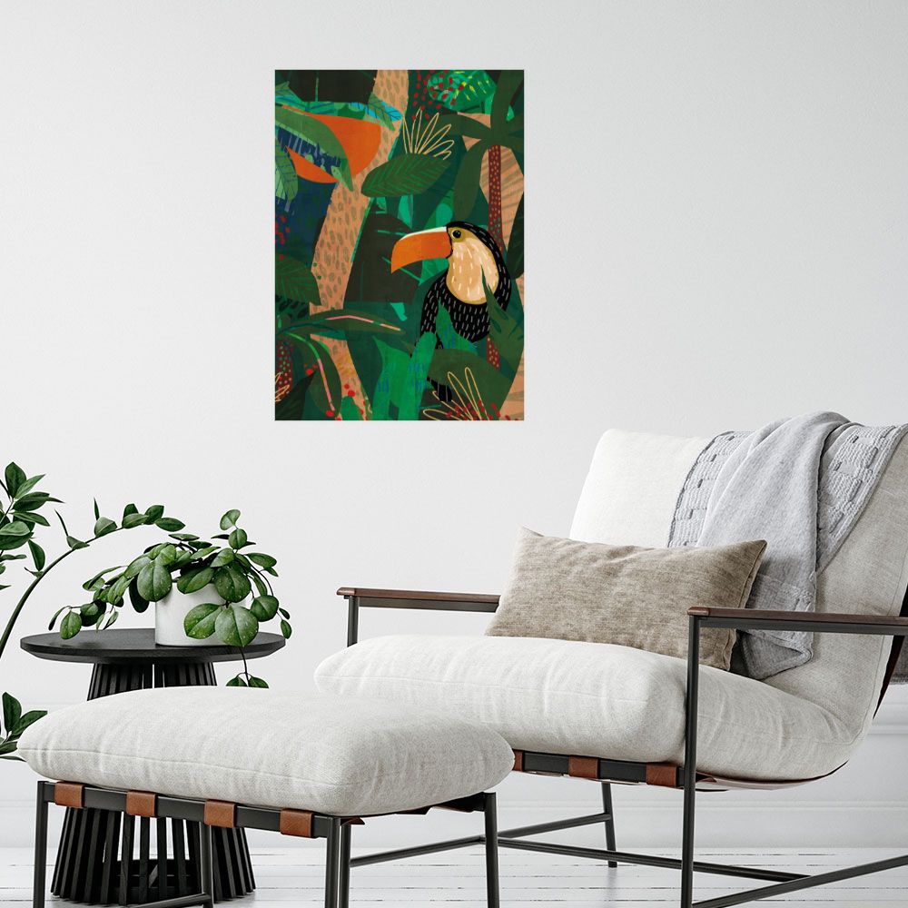 Affiche Jungle vibrante
