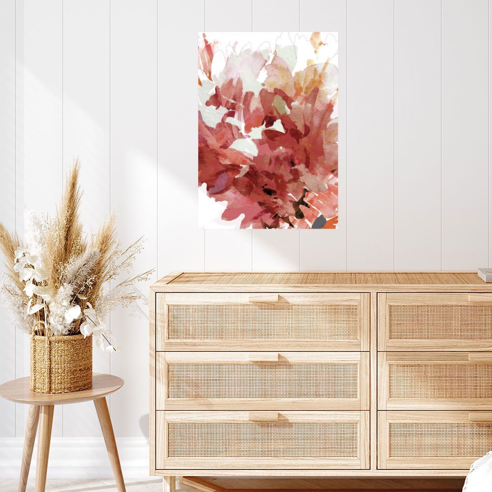 Affiche Fleurs aquarelle