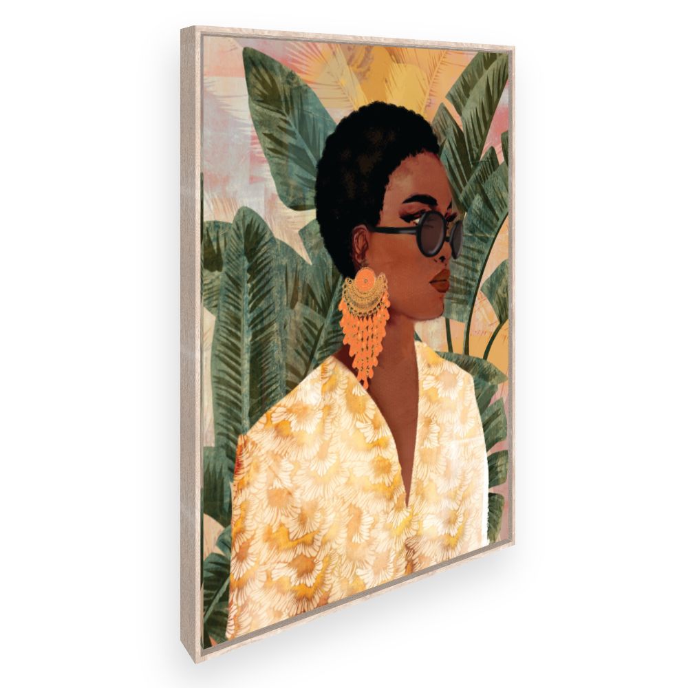 Toile Élégance tropicale