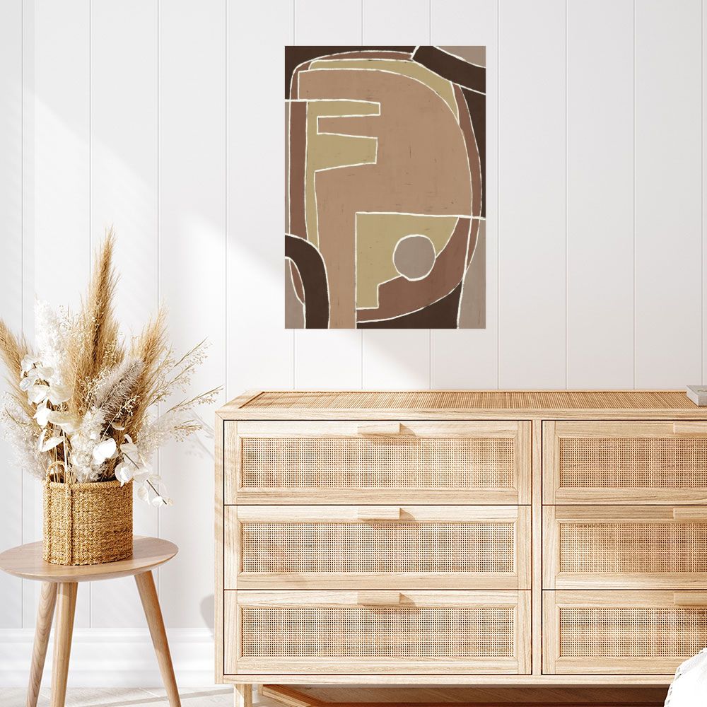 Affiche Formes abstraites élégantes