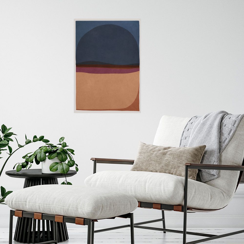 Affiche Horizon abstrait