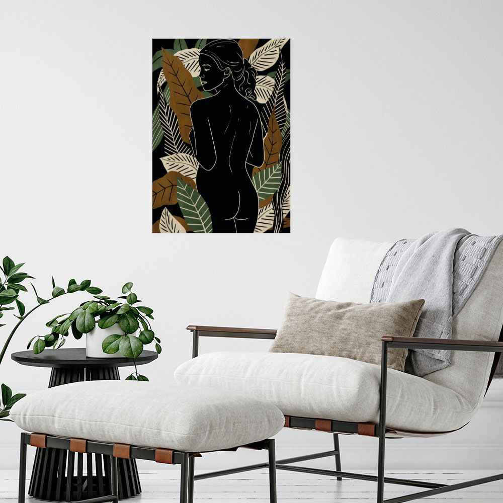 Affiche Élégance feuillue