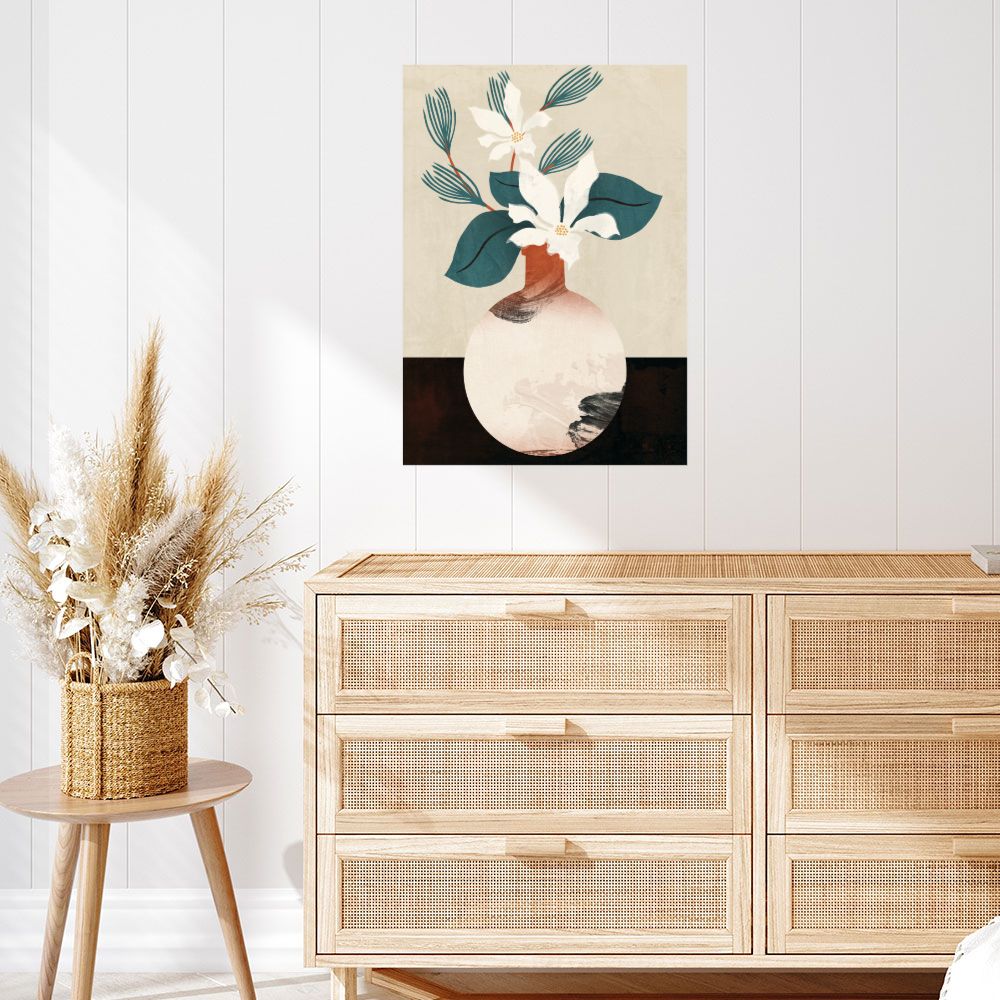 Affiche Élégante fleur vase