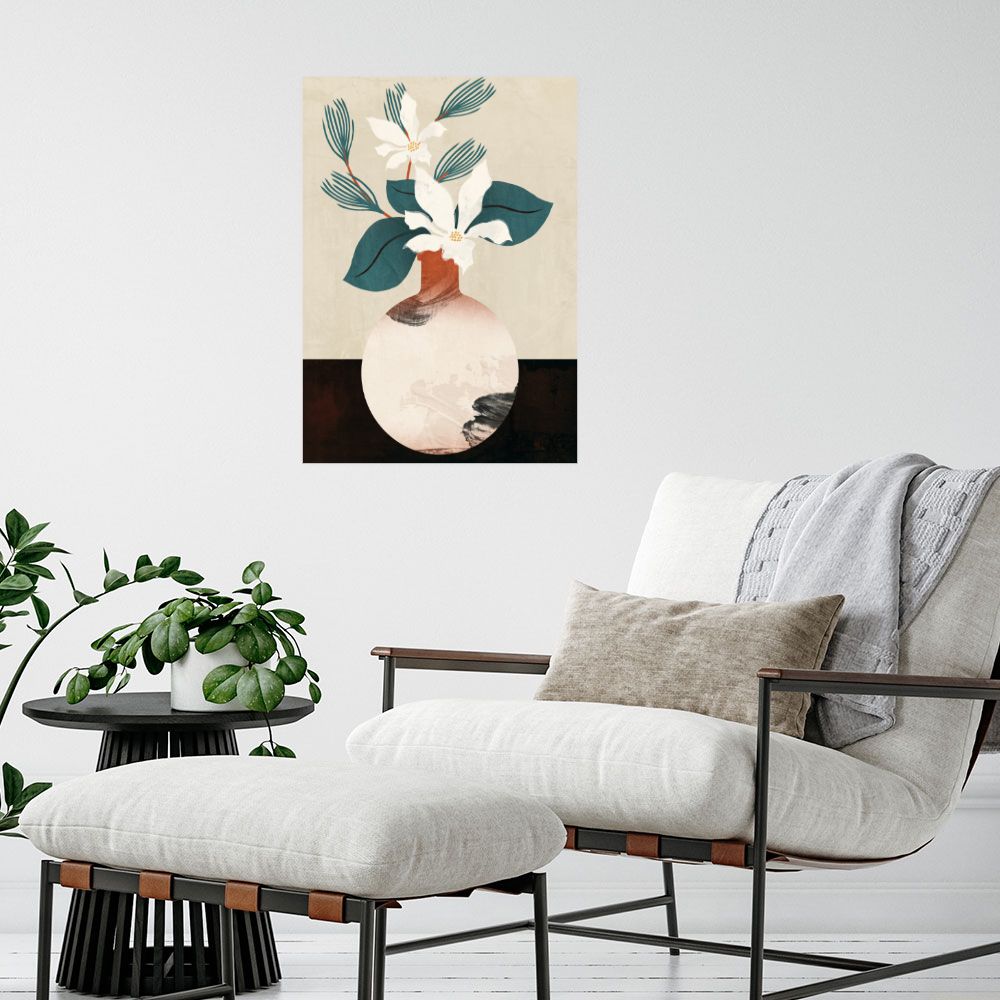 Affiche Élégante fleur vase