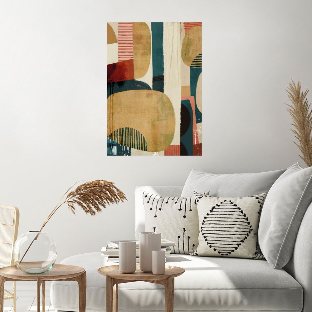 Affiche Formes abstraites dynamiques