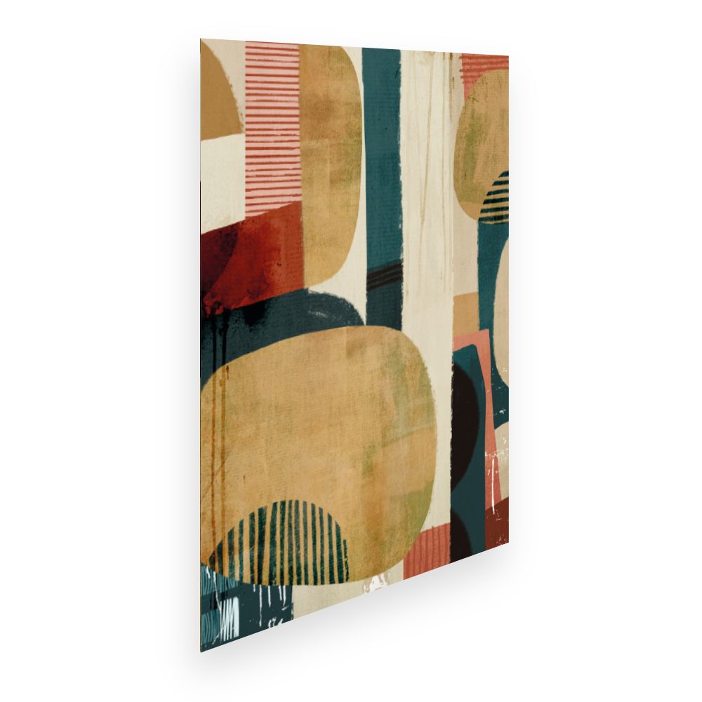 Affiche Formes abstraites dynamiques