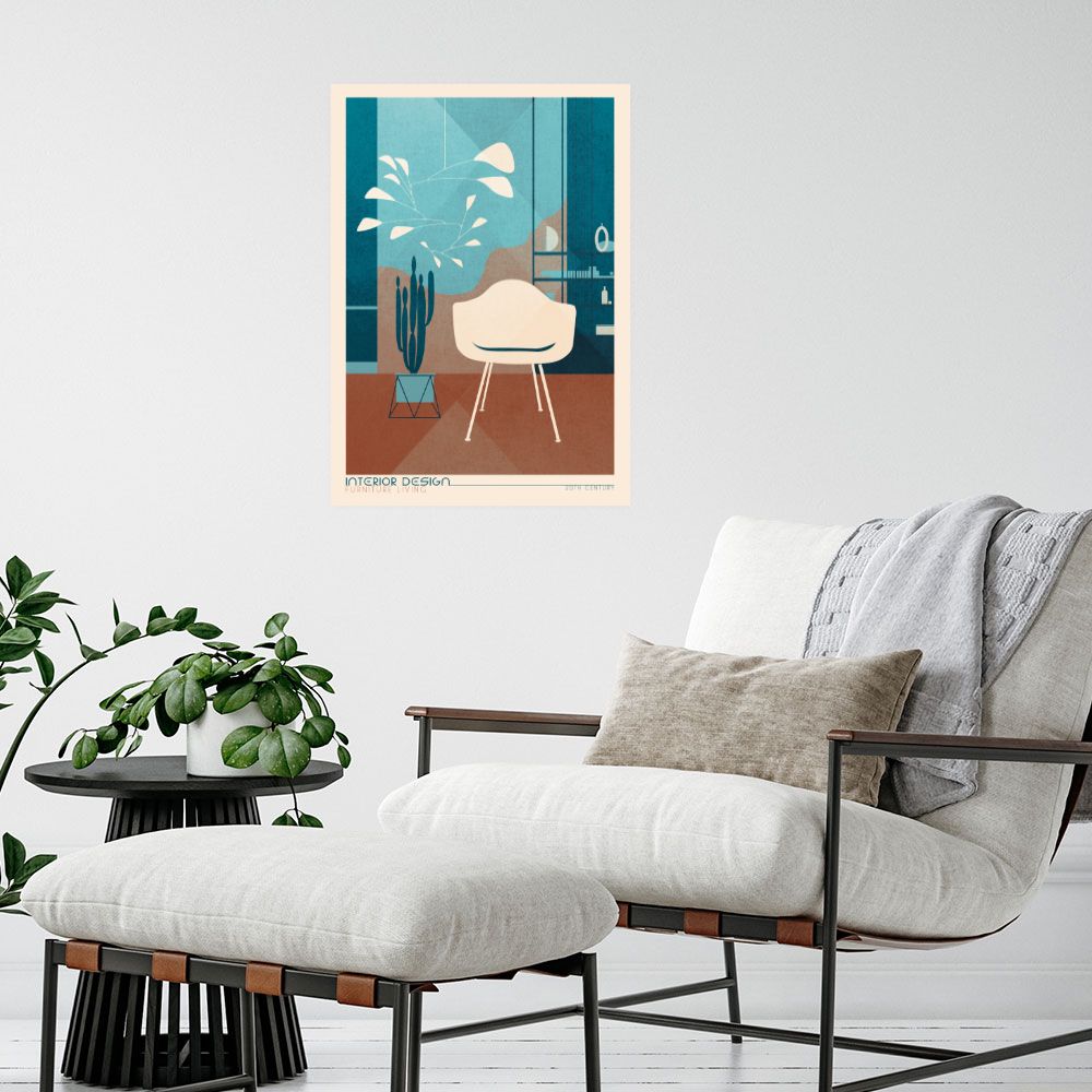 Affiche Salon moderne