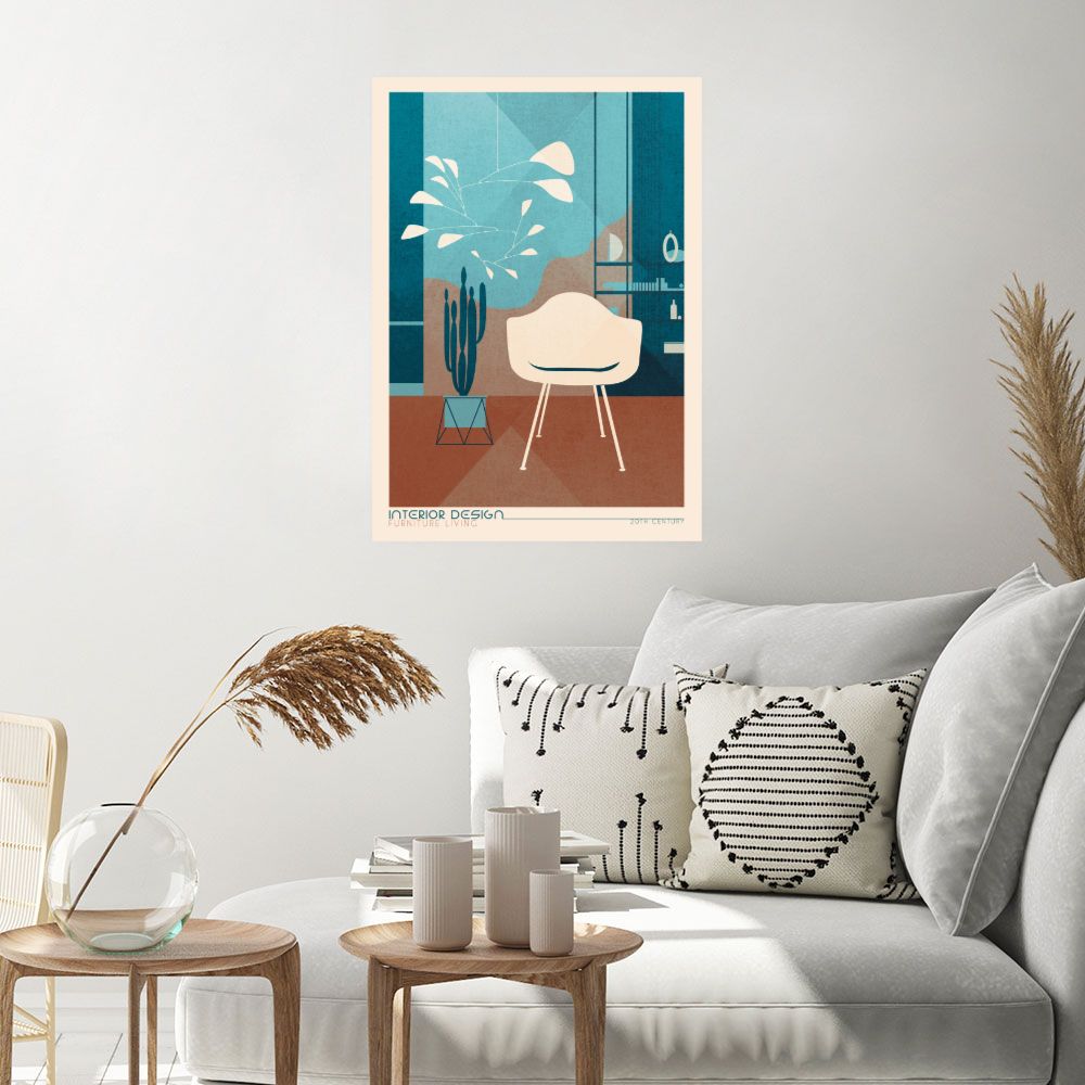 Affiche Salon moderne