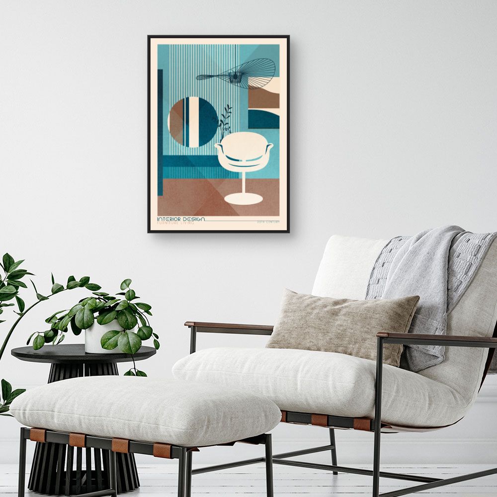 Tableau Design rétro moderne